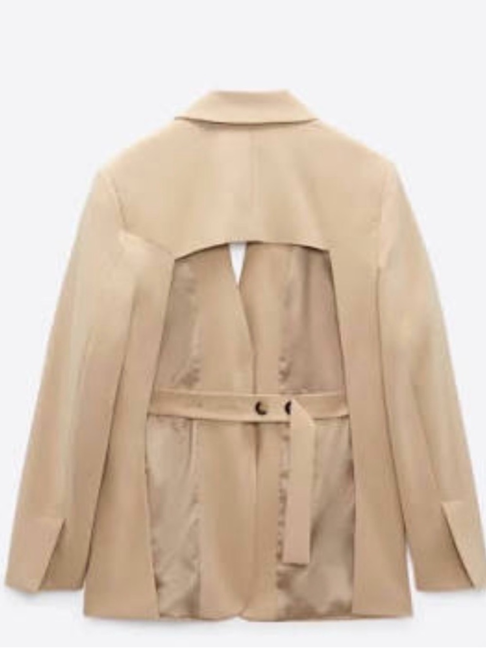 Zara Open Back Blazer - Picture 5 of 7